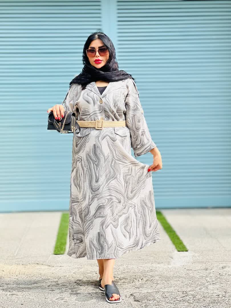 مانتو پیراهنی 2755